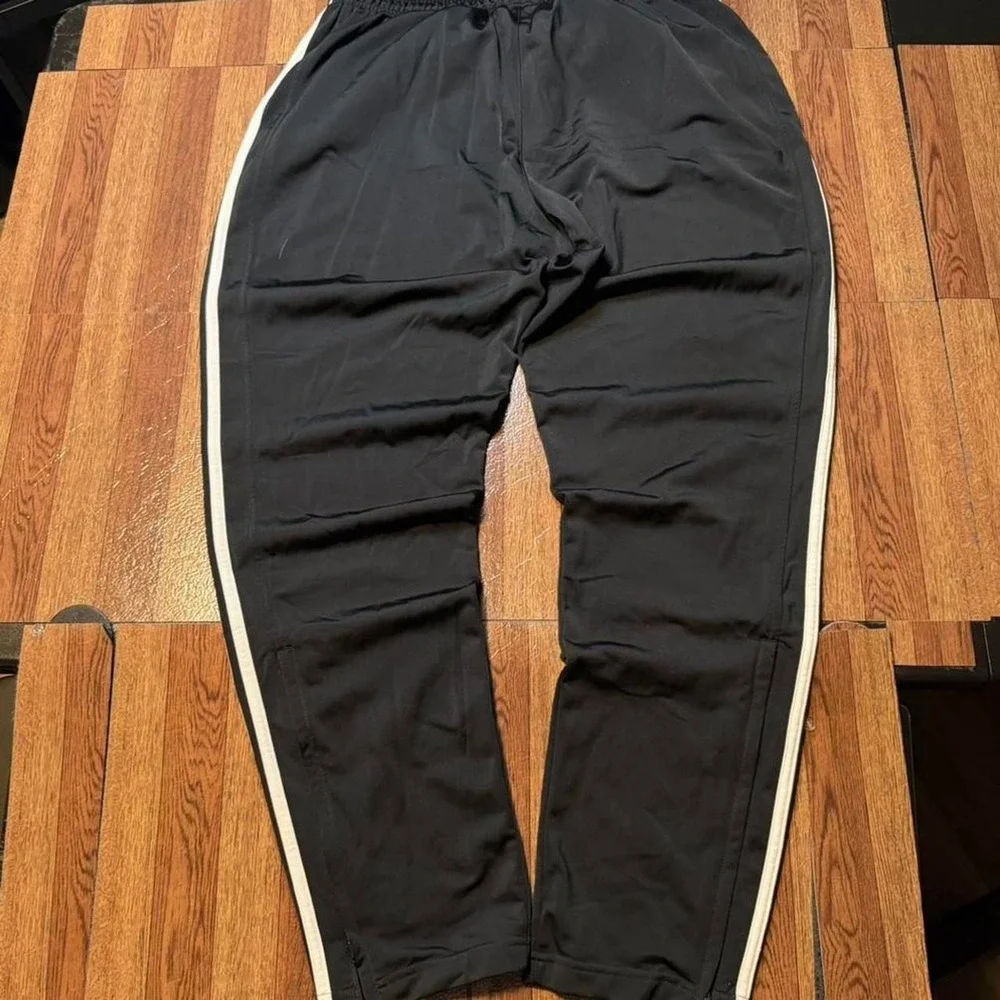Adidas Black White Striped‎ Retro Sportswear Track Sweatpants XL